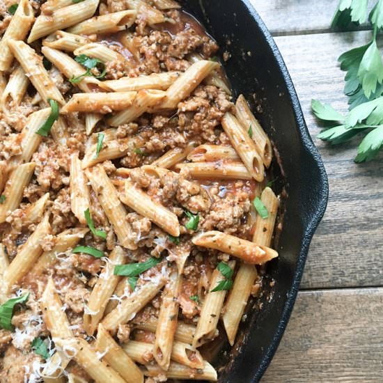 Easy Healthy Turkey Bolognese