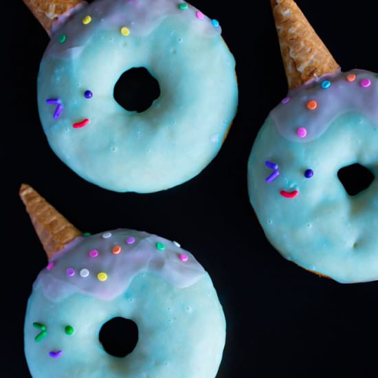 Vegan Narwhal Donuts