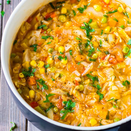 Vegetarian Cabbage Soup