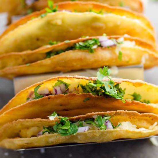 Crispy Potato Tacos (Tacos de Papa)