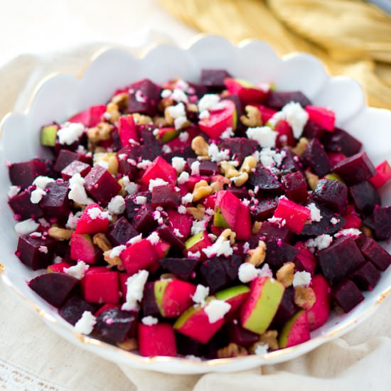 Roasted Beet and Apple Salad