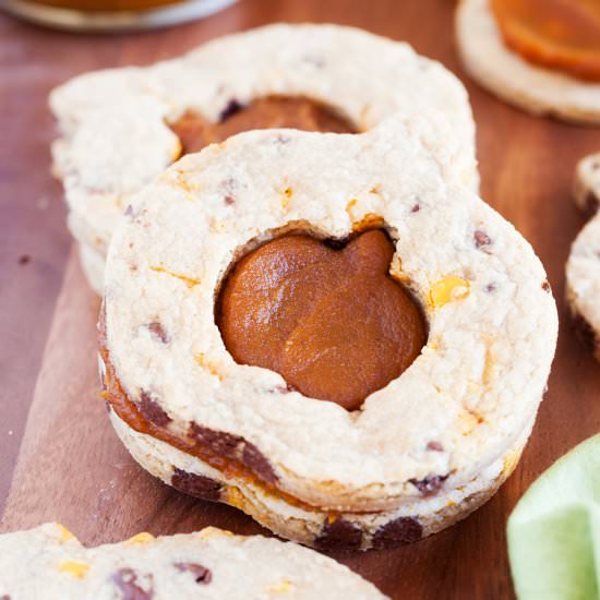 Pumpkin Chocolate Chip Cookies with