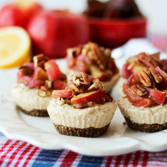 Caramel Apple Raw Vegan Cheesecake