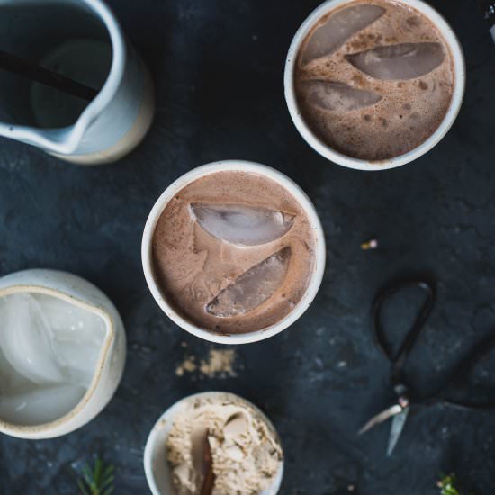 Iced Cocoa Coffee Smoothie