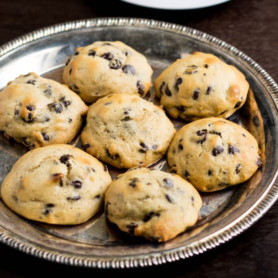 Soft Baked Chocolate Chip Cookies