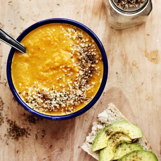 Roasted Root Vegetable Soup