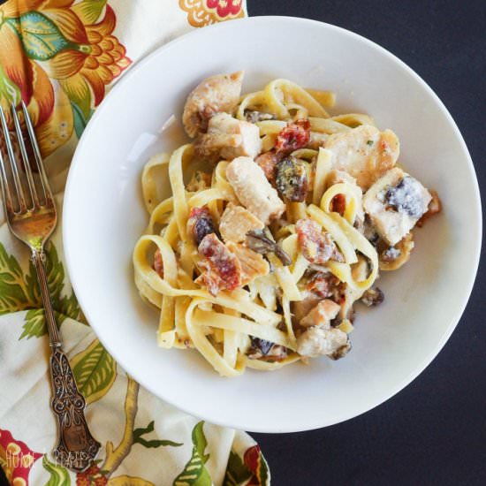 Chicken & Wild Mushroom Fettuccine