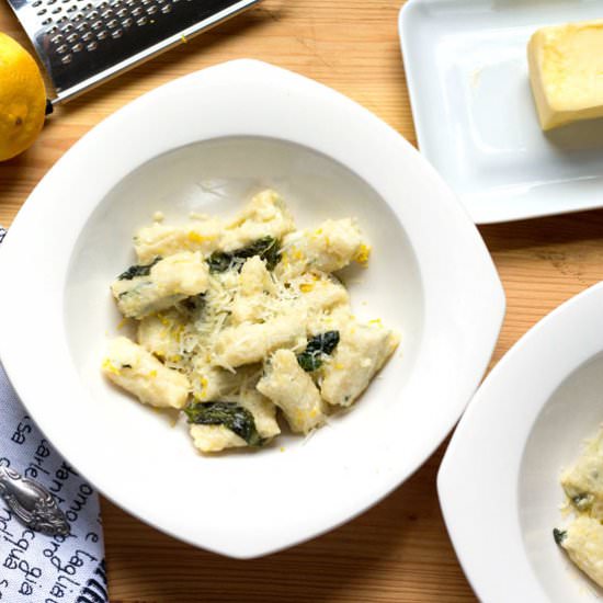 Basil Ricotta Gnudi