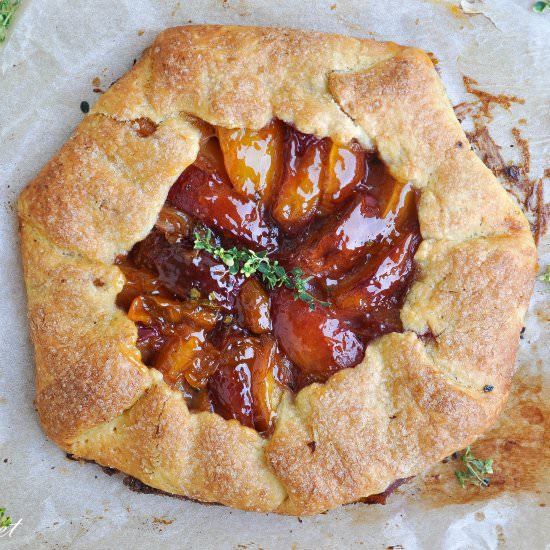 Nectarines and Peaches Galette