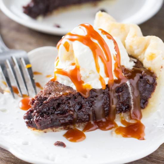 Fudge Brownie Pie