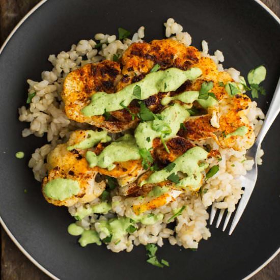 Cajun Cauliflower Steaks