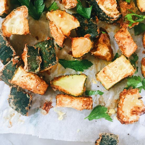 Crispy Roasted Zucchini