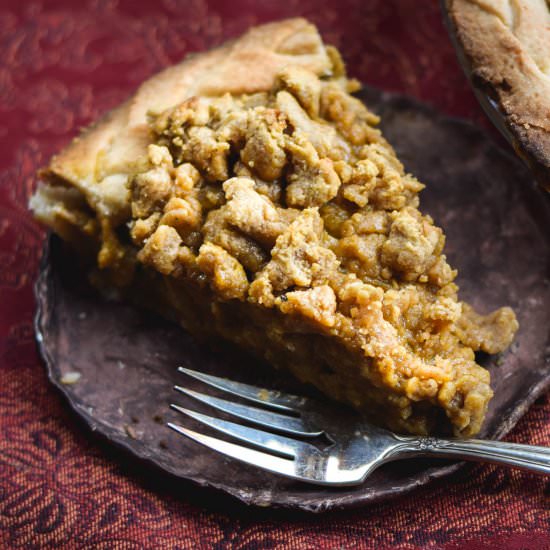 Streusel Crumb Pumpkin Pie