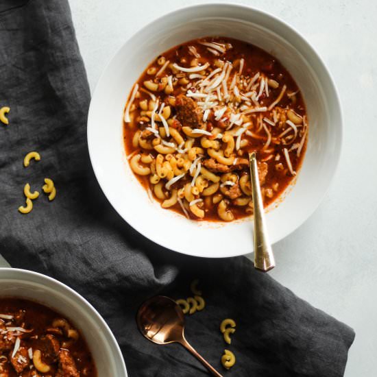 Crockpot Lasagna Stew