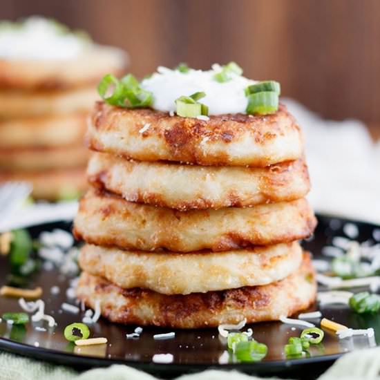 Cheesy Potato Pancakes