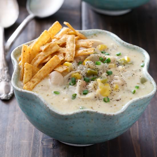 creamy white chicken chili