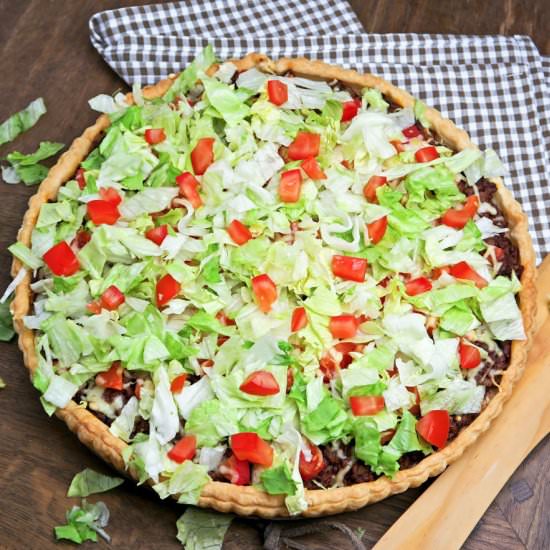 Beef taco pie