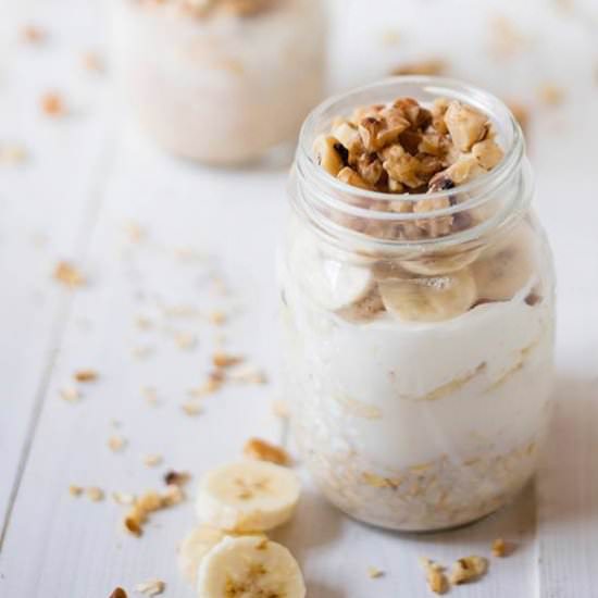 Banana Nut Overnight Oats