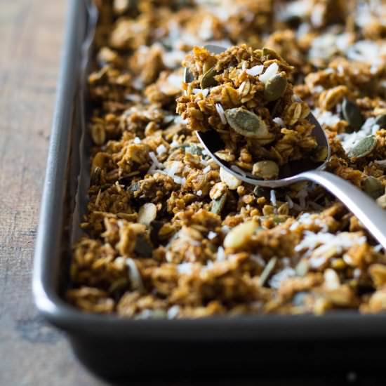 Healthy Pumpkin Granola