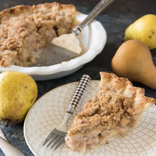 Dutch Pear & Nutmeg Pie