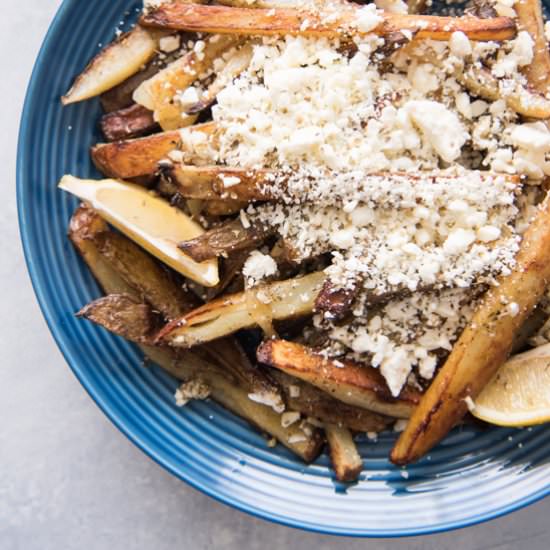 Baked Greek Feta Fries