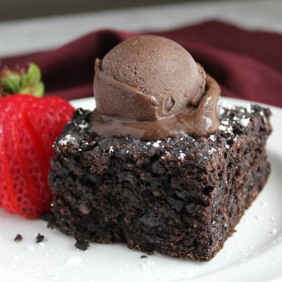 Healthy Brownies a la Mode