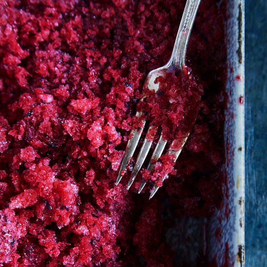 Berry Hibiscus Granita