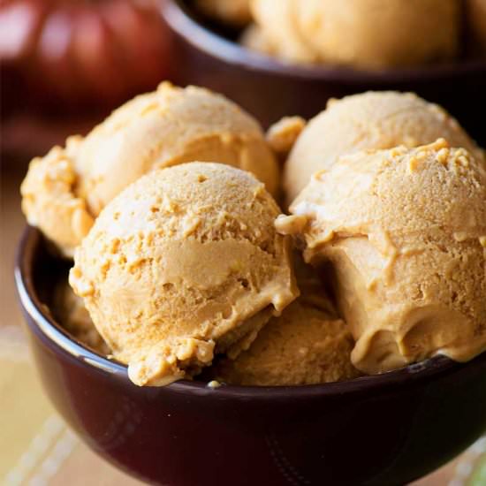 Pumpkin Coffee Ice Cream