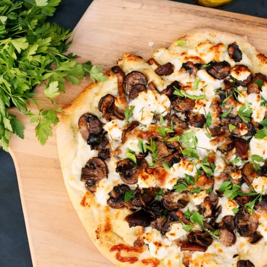 Truffle and Goat Cheese Pizza