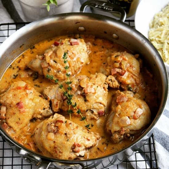 Chicken in Mustard Sauce