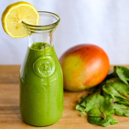 Mango Lemon Green Smoothie