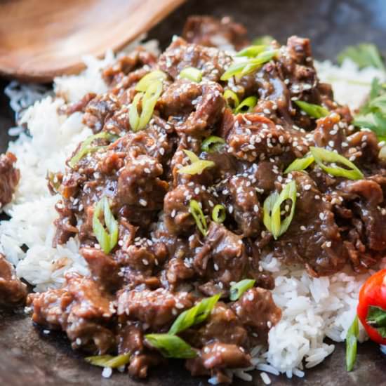slow cooker korean bbq beef
