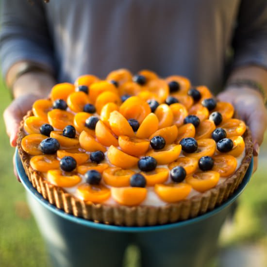 Sweet Labneh & Stone Fruit Tarts