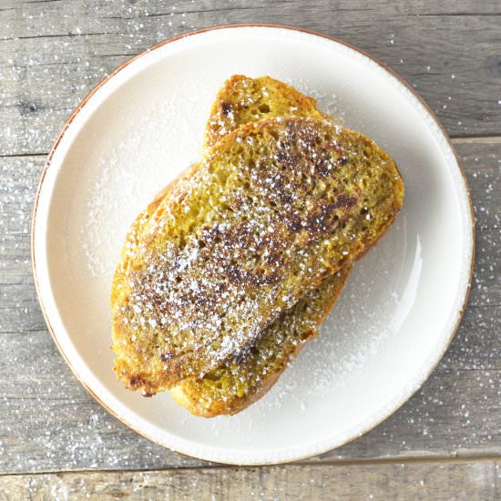 Pumpkin Spiced French Toast