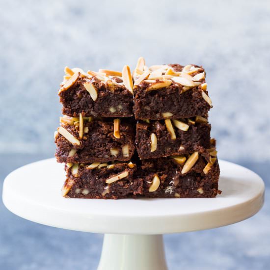 Slivered Almond Brownies