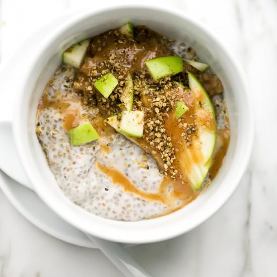 Caramel Apple Pie Chia Pudding