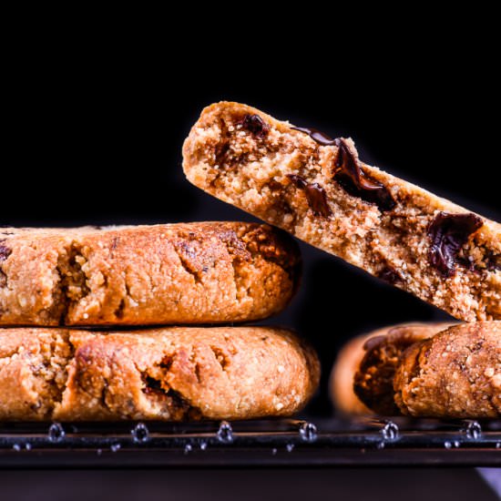 4 Ingredient Choc Chip Cookies