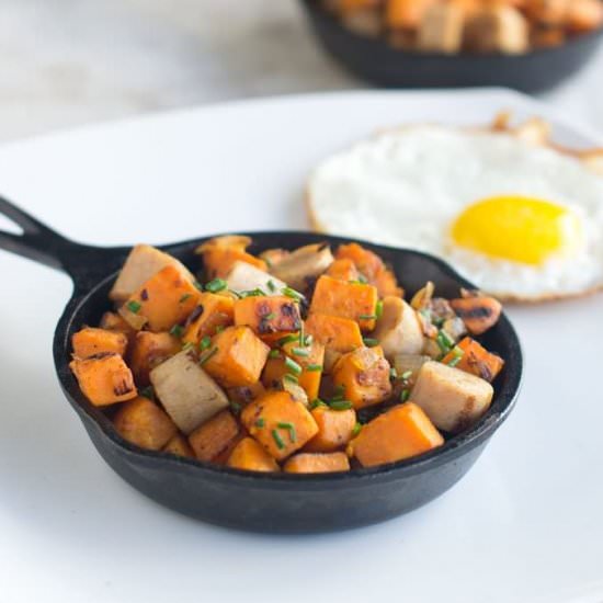 Sweet Potato Hash with Sausage