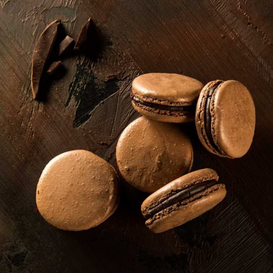 Chocolate Macarons