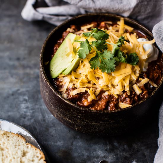 Crockpot Beef Chili
