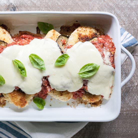 Eggplant Chicken Parmesan
