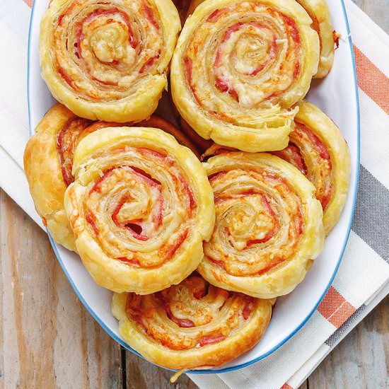 Bacon Puff Pinwheels