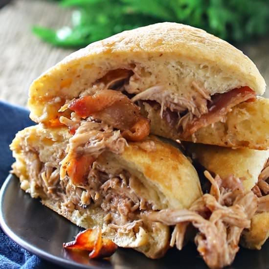 Raspberry Chipotle Chicken Sliders