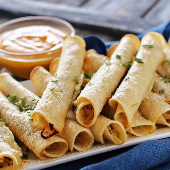 Baked Pulled Pork Taquitos