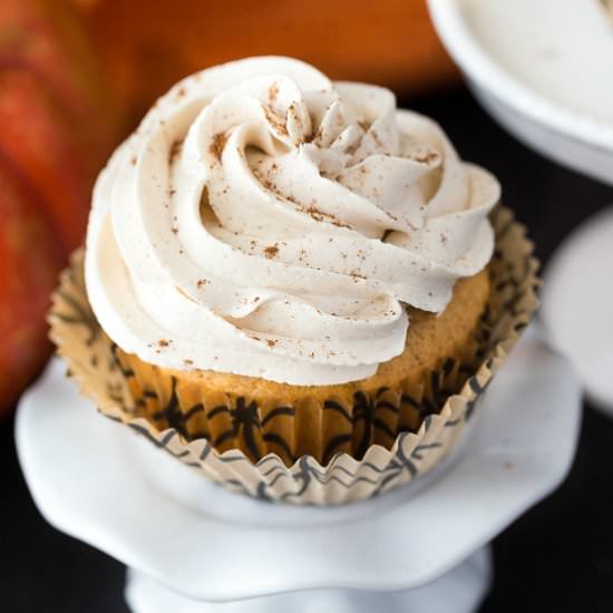 Pumpkin Pie Cupcakes