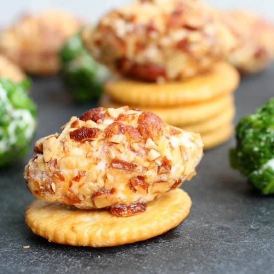 Mini Football Cheese Balls