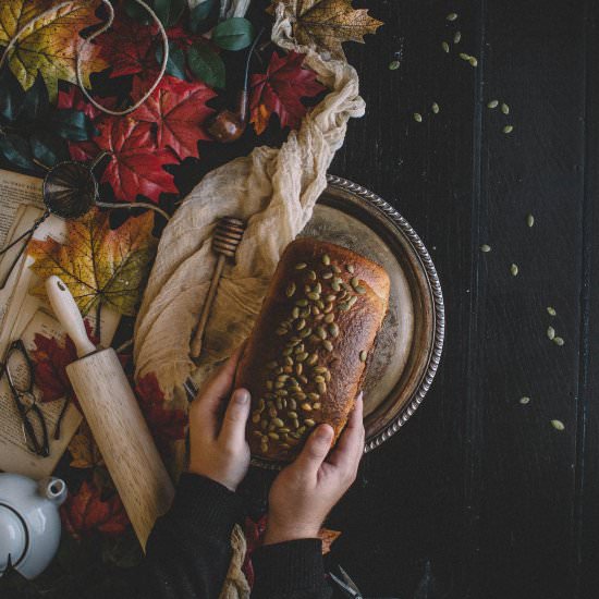 Whole Wheat Pumpkin Swirl Brioche