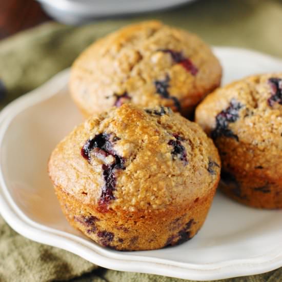 Blueberry Oatmeal Muffins