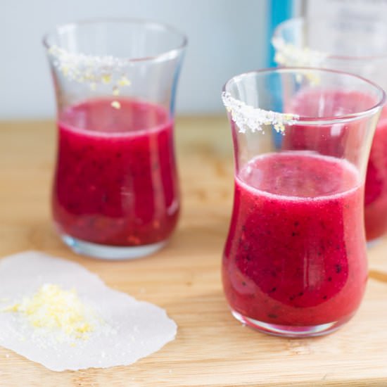 Mixed Berry Gin and Tonic Shots