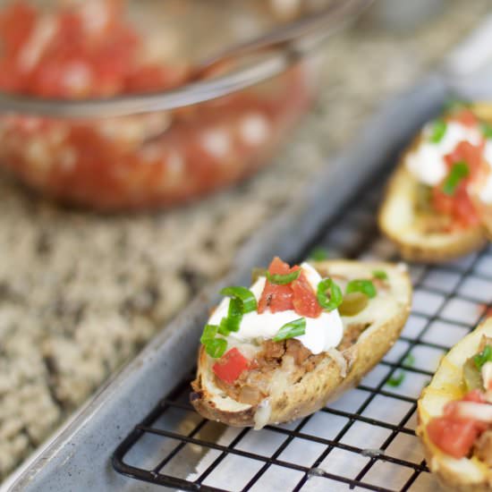 Loaded “Nacho” Potato Skins